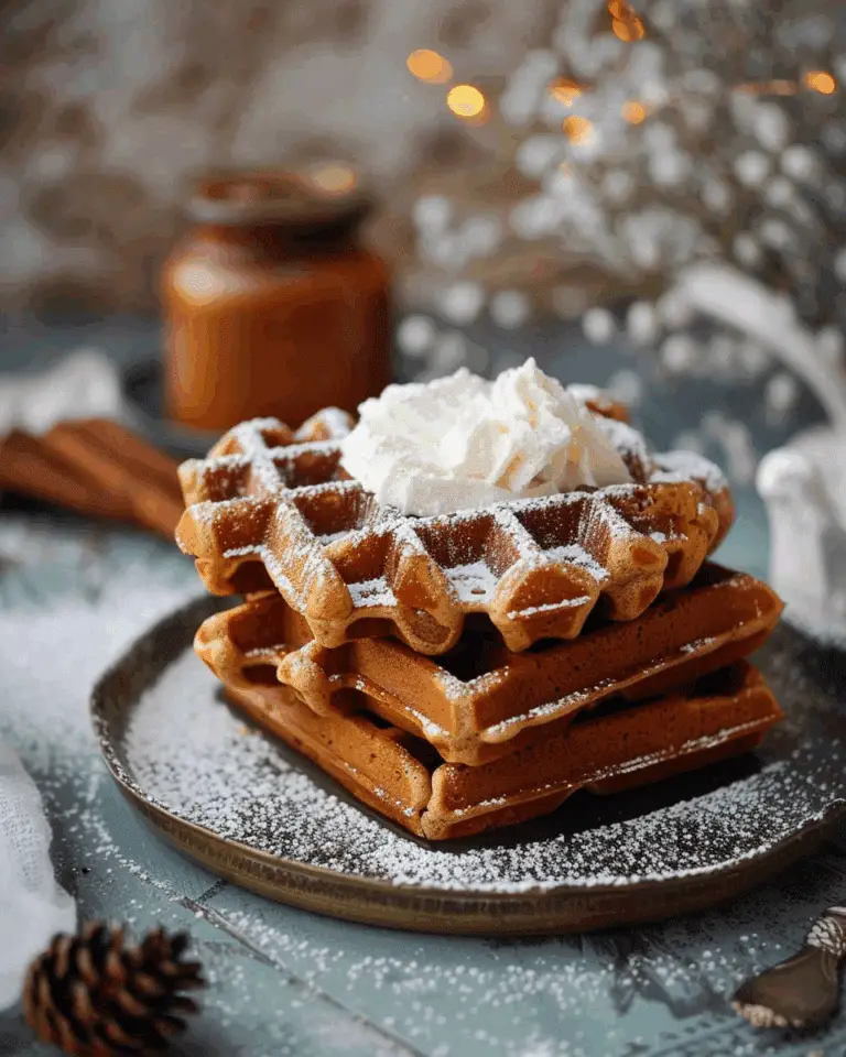 Gingerbread Waffles