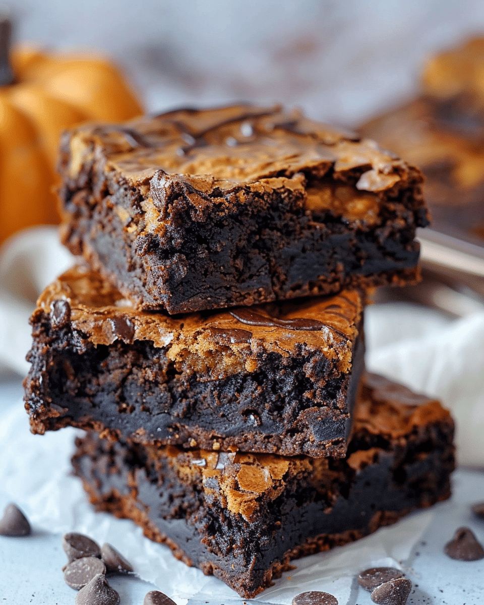 Pumpkin Brownies