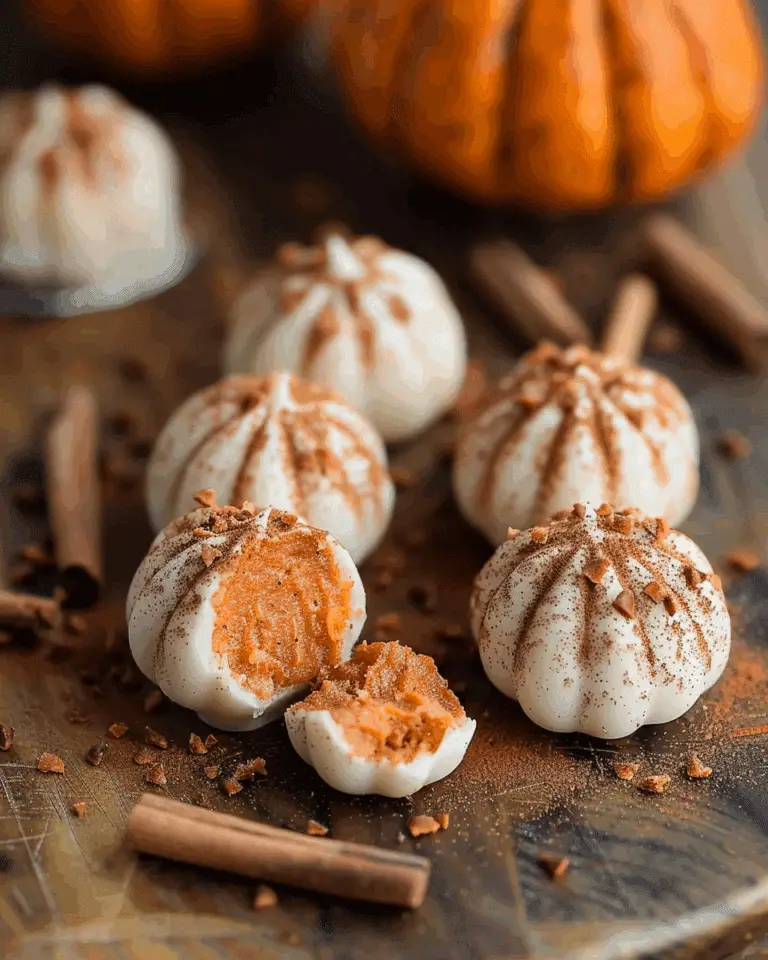 Pumpkin Cheesecake Truffles