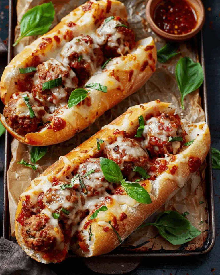 Easy Italian Meatball Sub Sandwiches