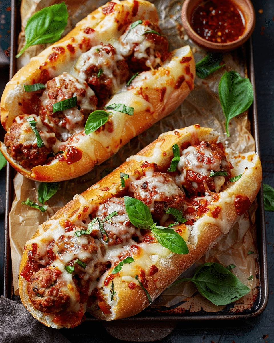 Easy Italian Meatball Sub Sandwiches