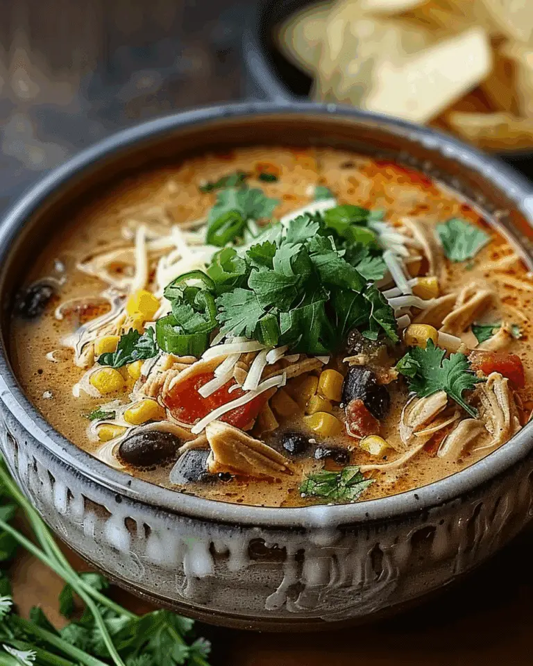 Cozy Crockpot Creamy Chicken Chili