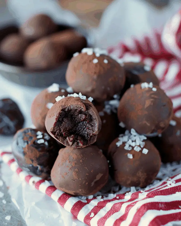 Easy Cocoa Date Truffles