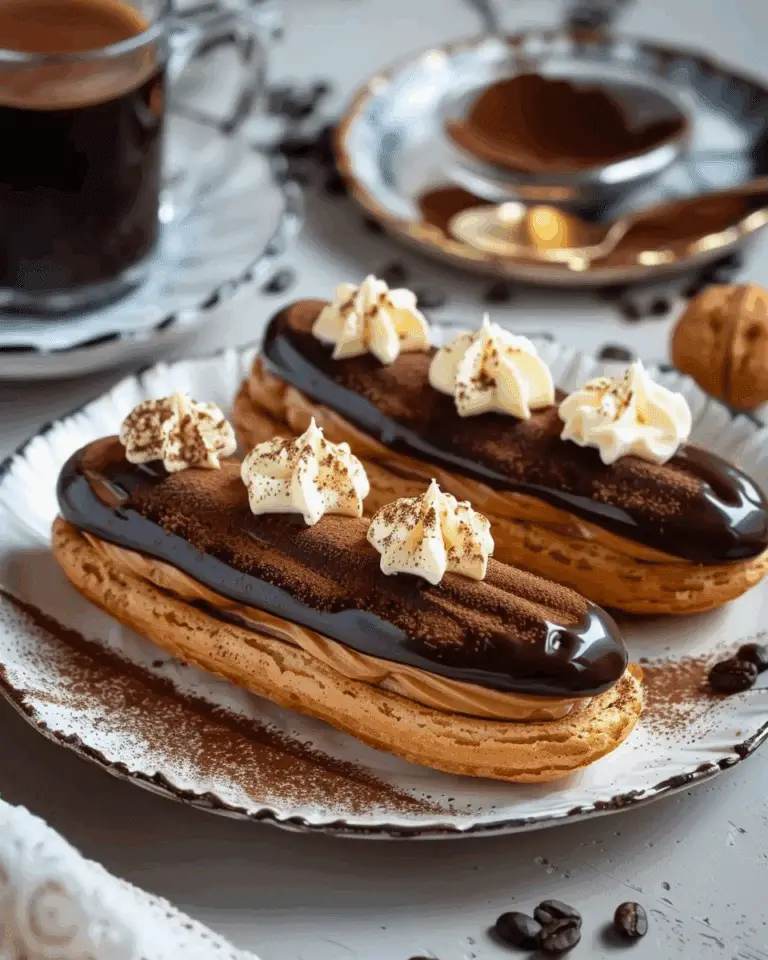 Mocha Éclairs: Coffee-Infused Pastry Cream Delight