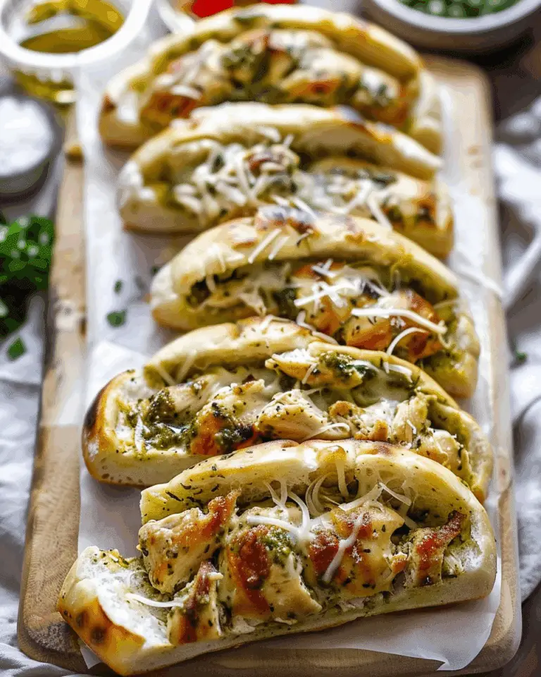 Chicken Pesto Pan Bread Recipe