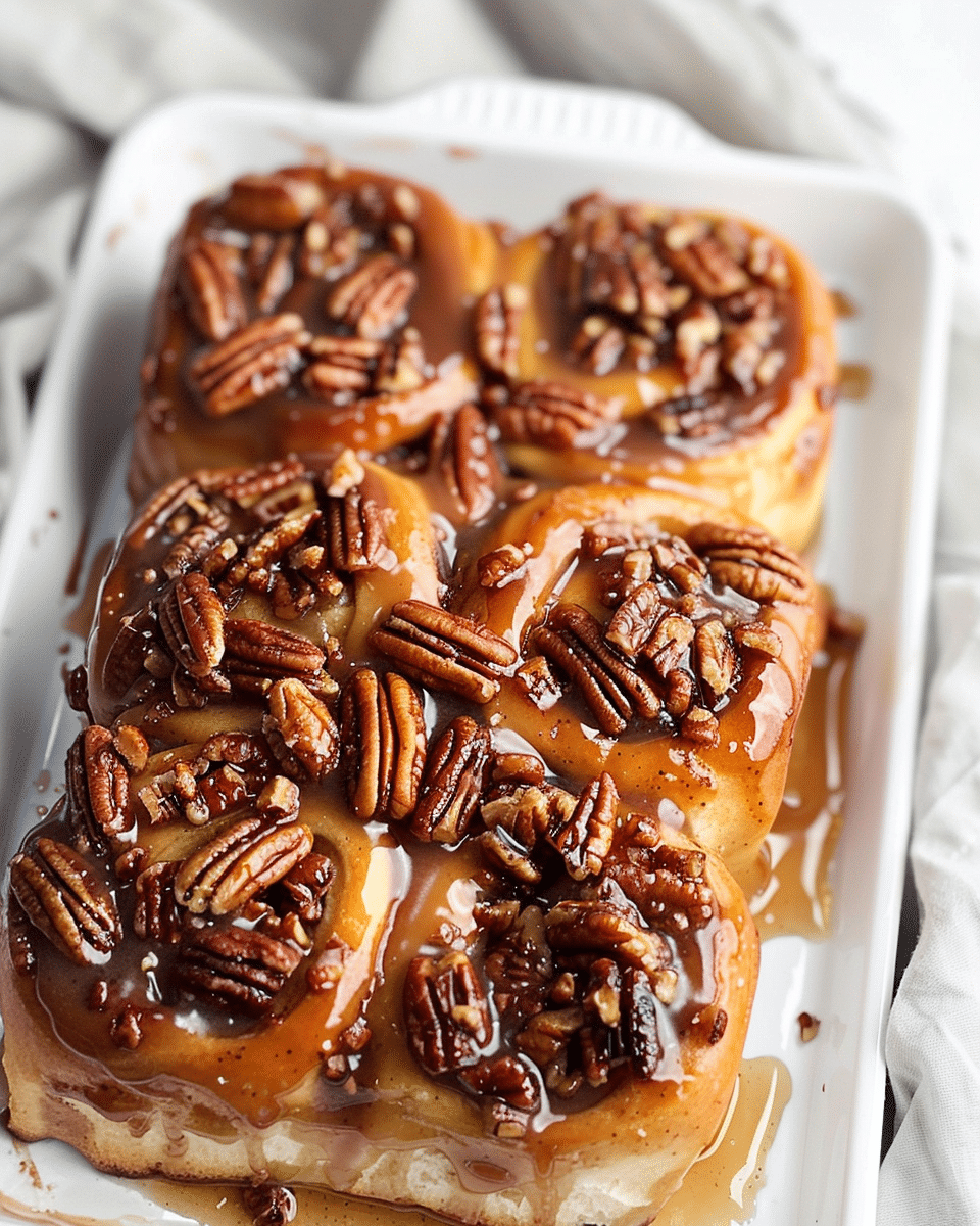The Best Sticky Pecan Cinnamon Buns Recipe