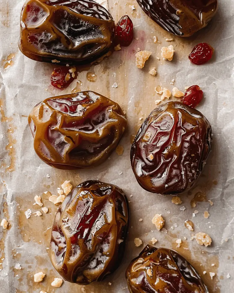 Healthy Smashed Dates Dessert