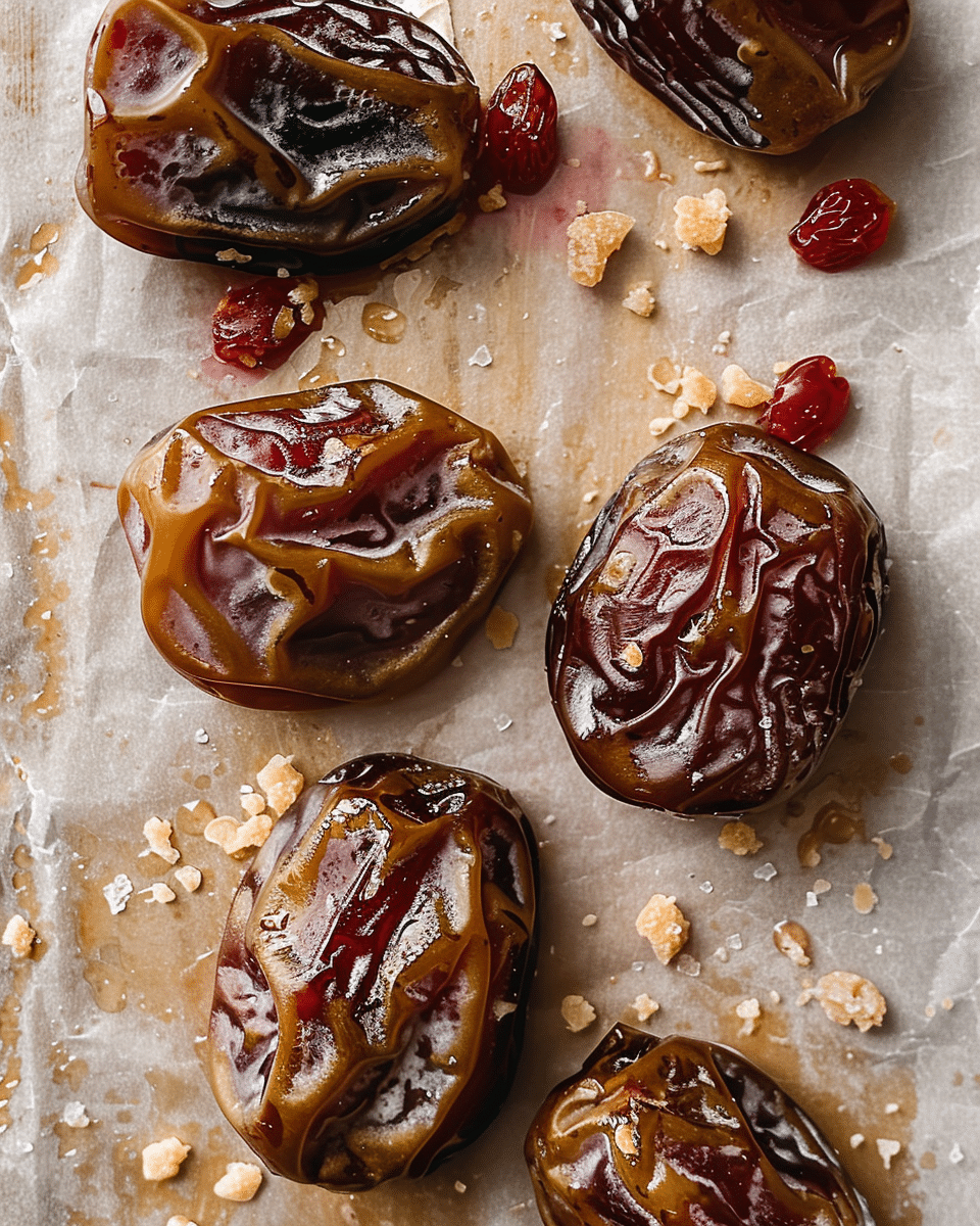 Healthy Smashed Dates Dessert