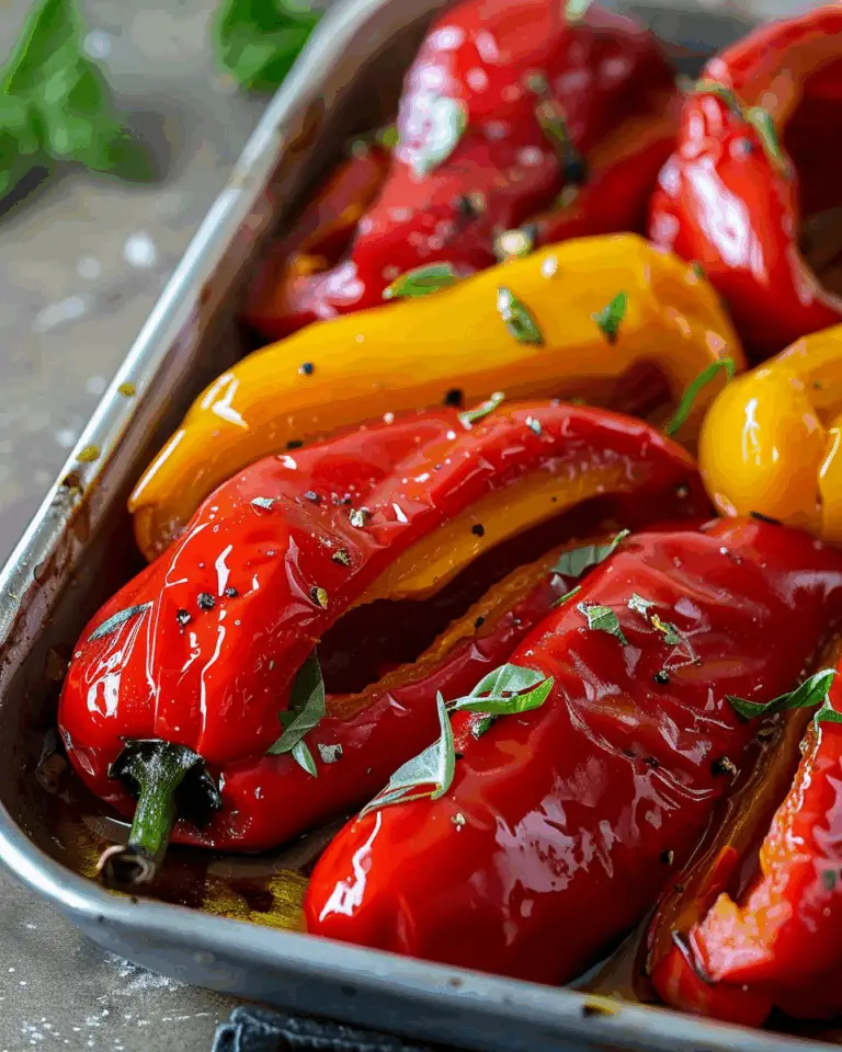 Italian Roasted Red Peppers