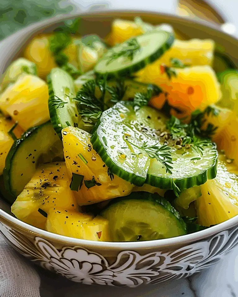 Pineapple Cucumber Salad