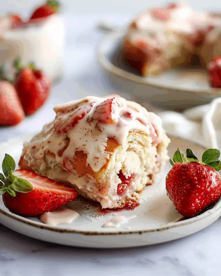 Strawberry Cinnamon Rolls