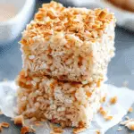 Toasted Coconut Rice Krispie Treats
