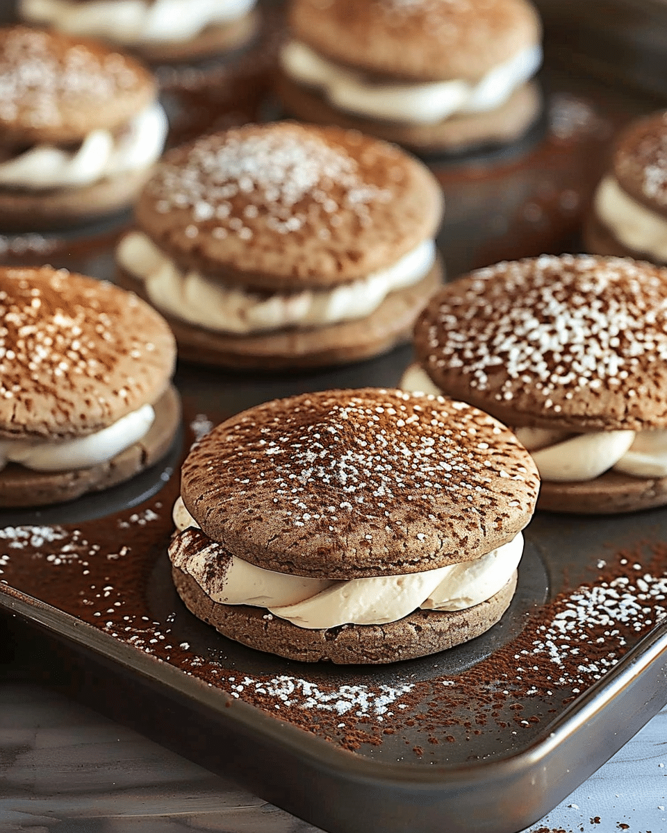 Tiramisu Sandwich Cookies Recipe