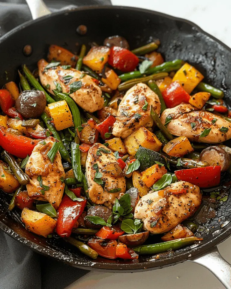 Savor the Flavor: Italian Chicken and Vegetable Skillet