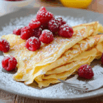 Low Calorie Crepe Style Pancakes
