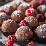 Decadent Dark Chocolate Raspberry Truffles