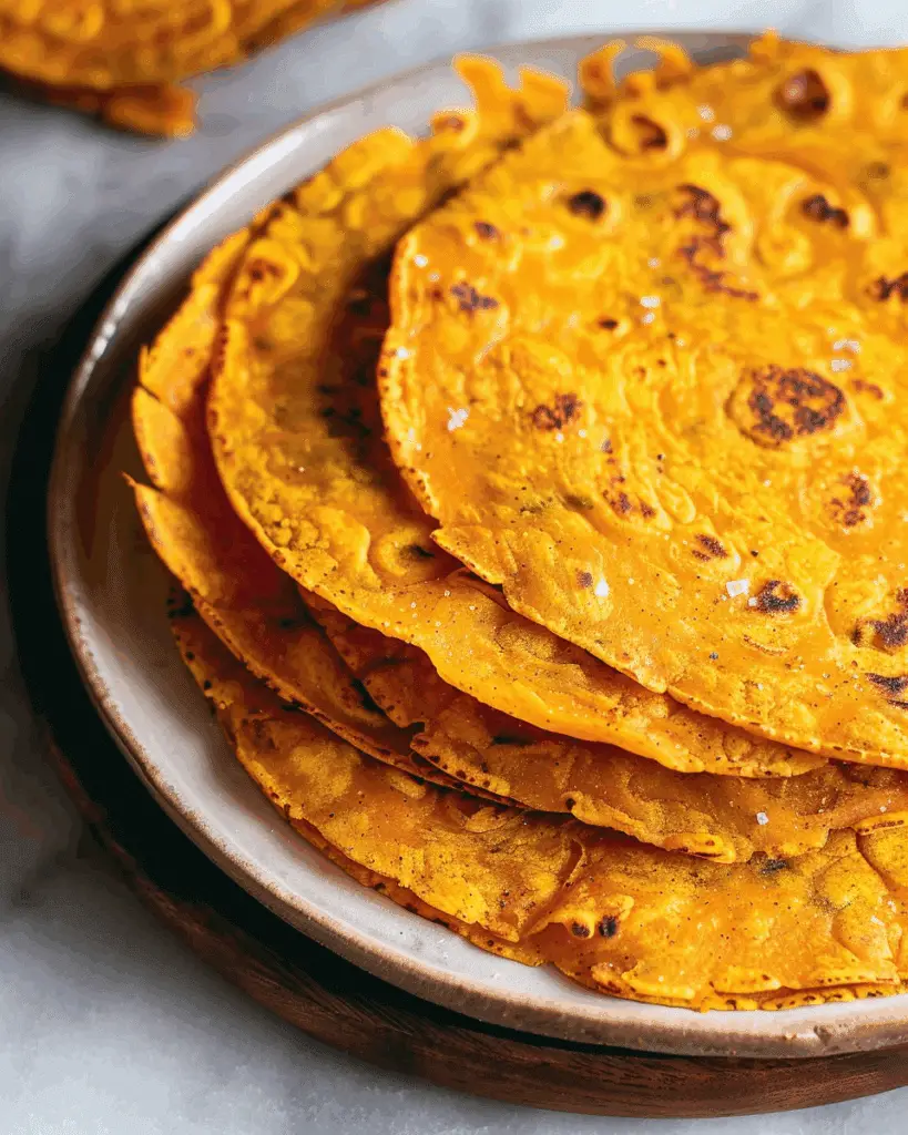 Two Ingredient Sweet Potato Tortillas