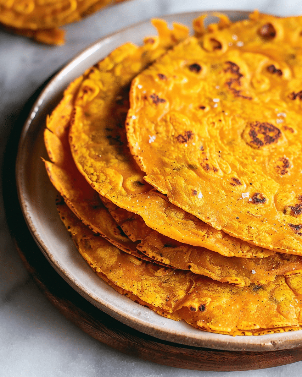 Two Ingredient Sweet Potato Tortillas