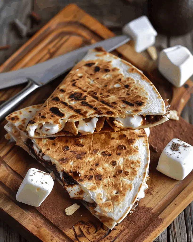 Grilled S’mores Dessert Quesadillas