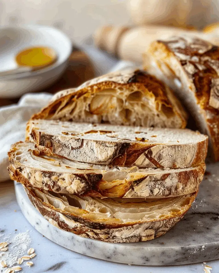 Caramelized Onion and Gouda Sourdough Bread