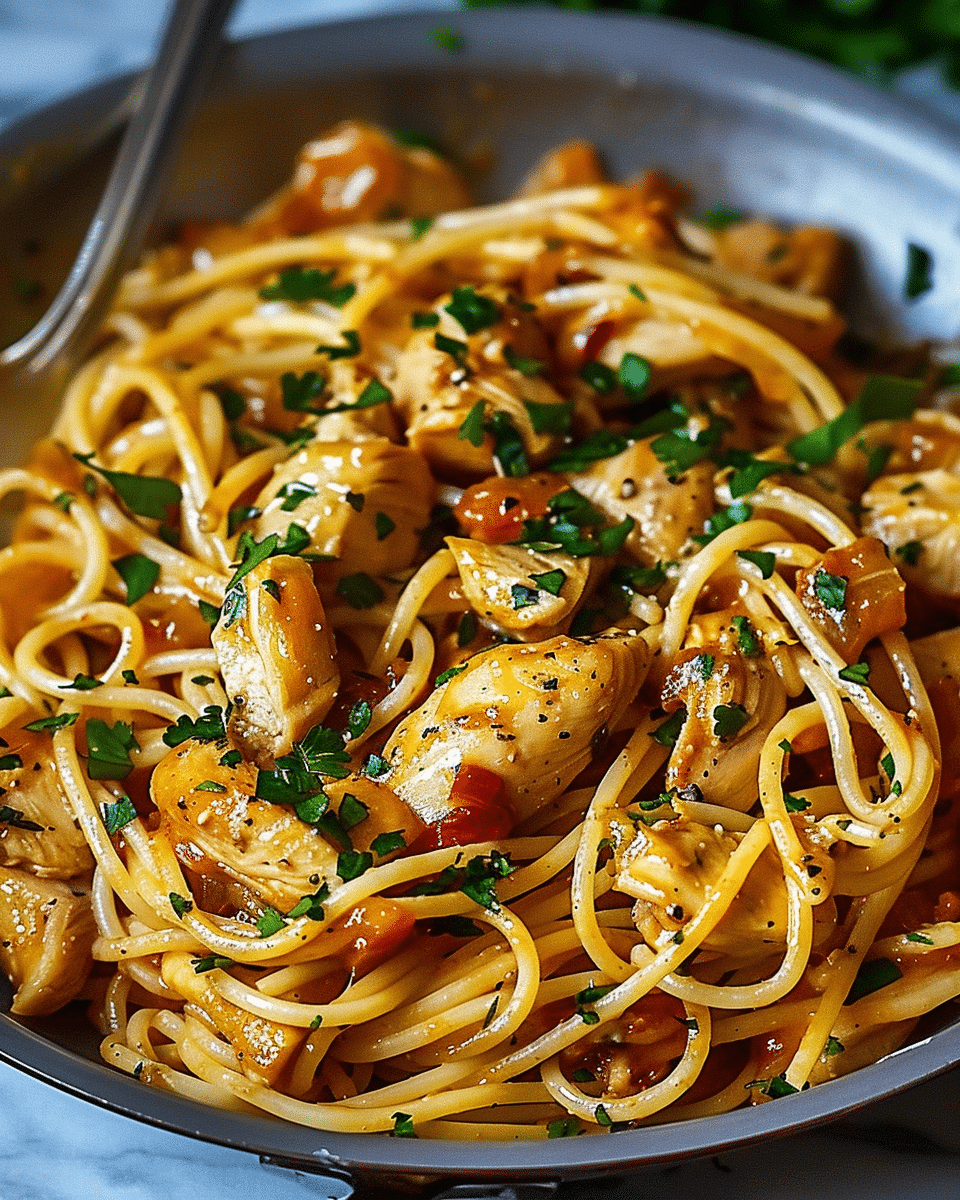 Monterey Chicken Spaghetti