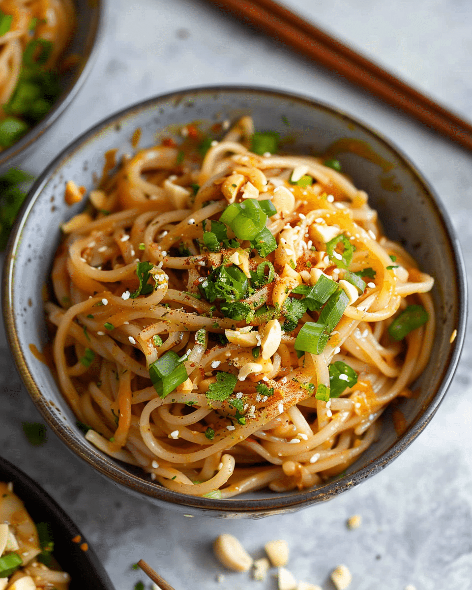 Spicy Peanut Butter Noodles