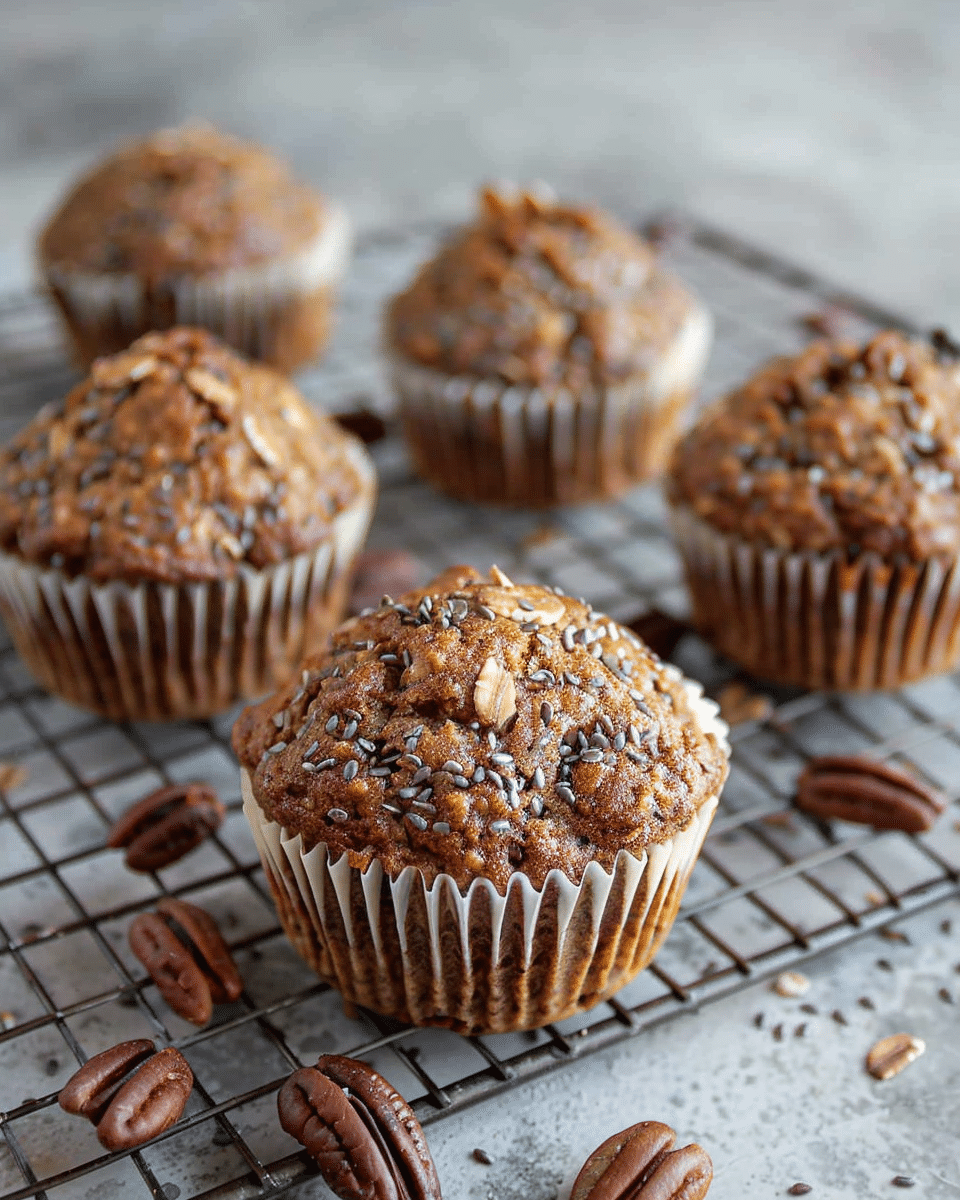 Breakfast Flaxseed Muffins