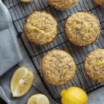 Lemon Chia Oat Muffins