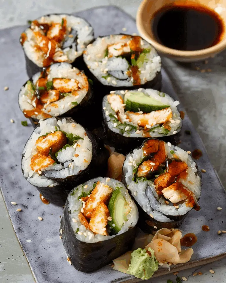 Teriyaki Chicken Sushi Roll