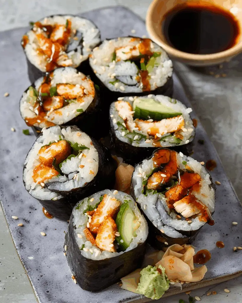 Teriyaki Chicken Sushi Roll