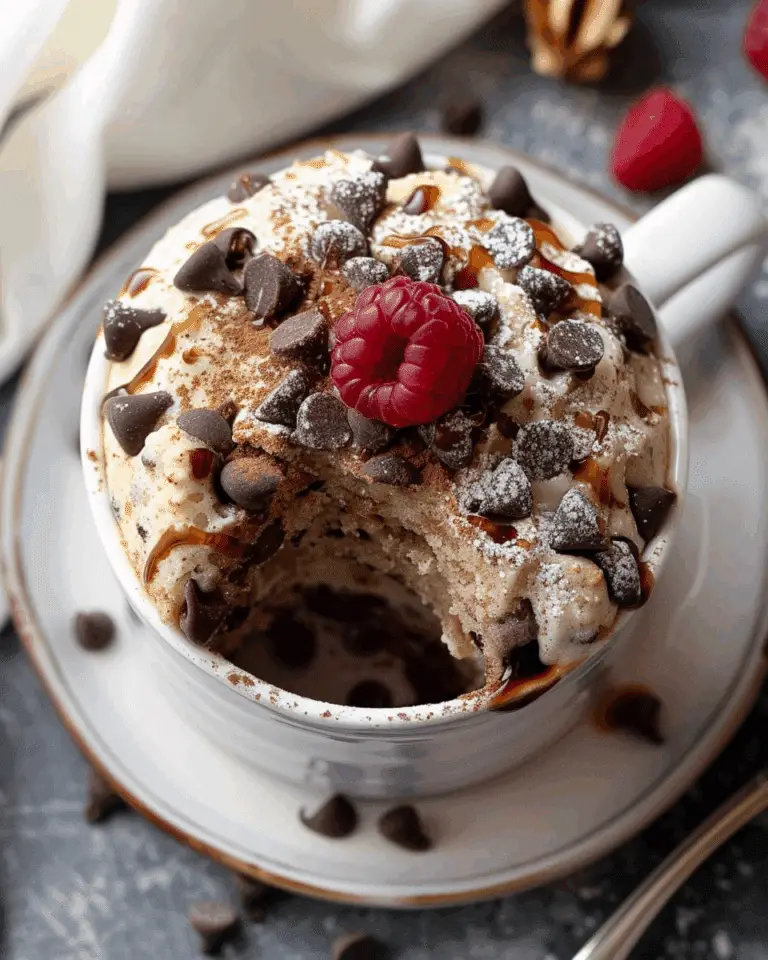 Paleo Chocolate Chip Mug Cake (Made with Almond Pulp)