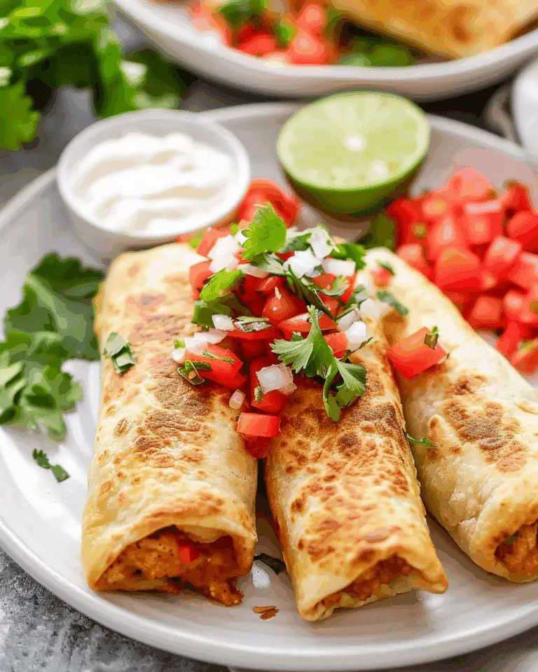 Chicken Chimichangas