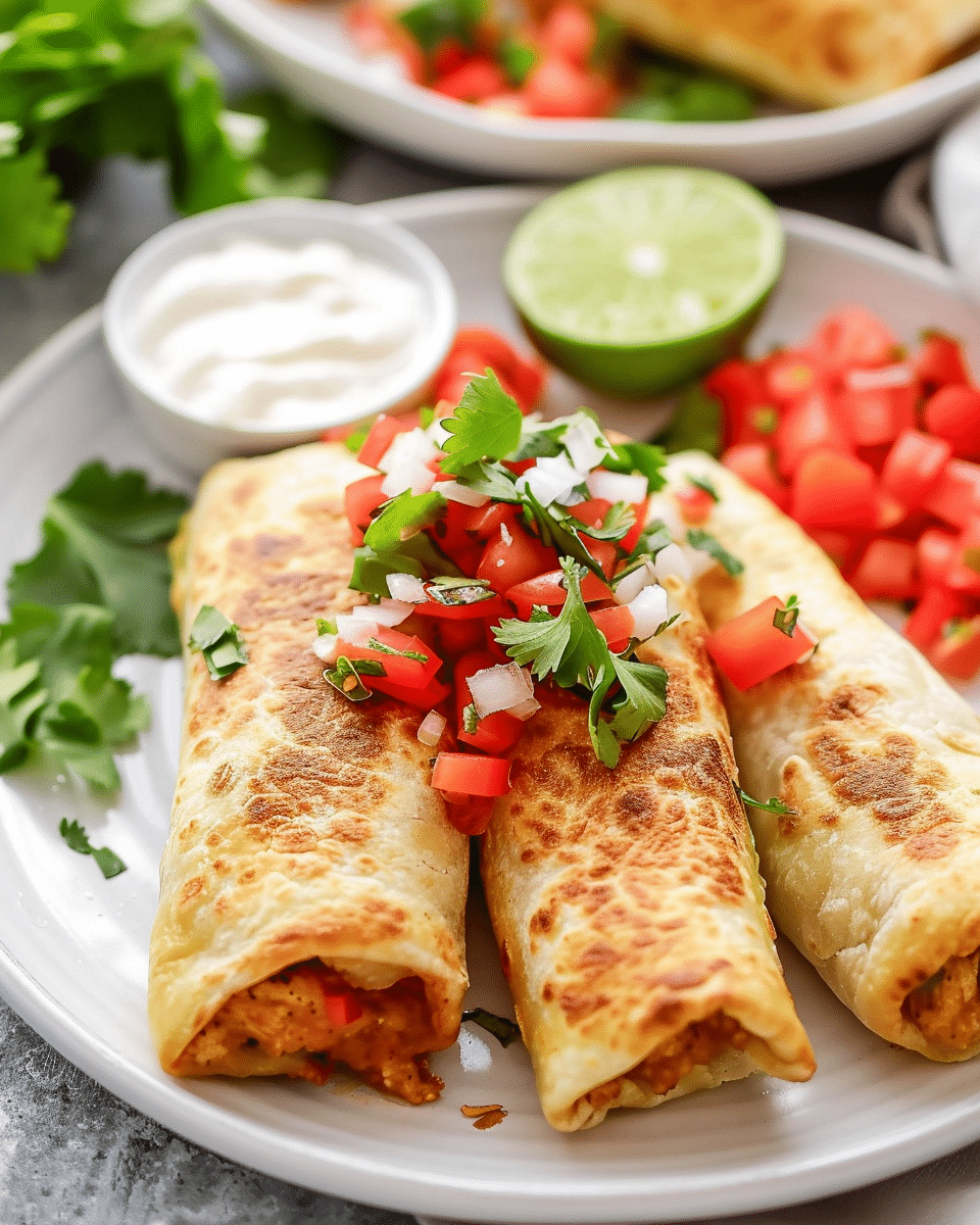 Chicken Chimichangas