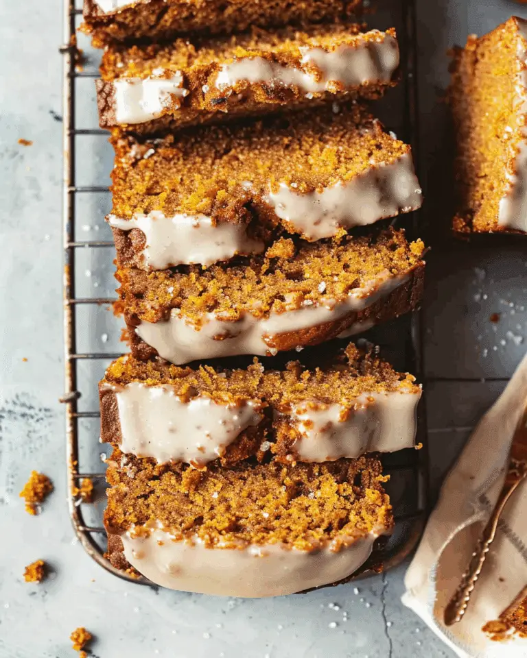 Pumpkin Bread with Maple Glaze