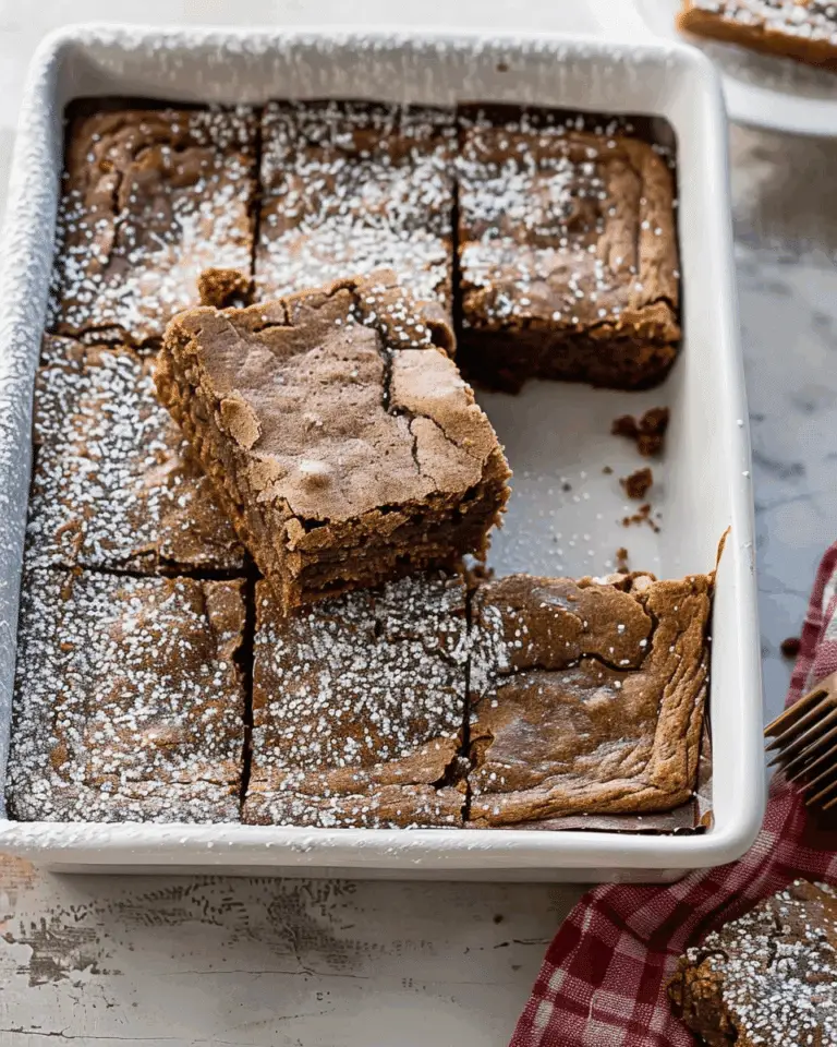 Gingerbread Brownies Recipe