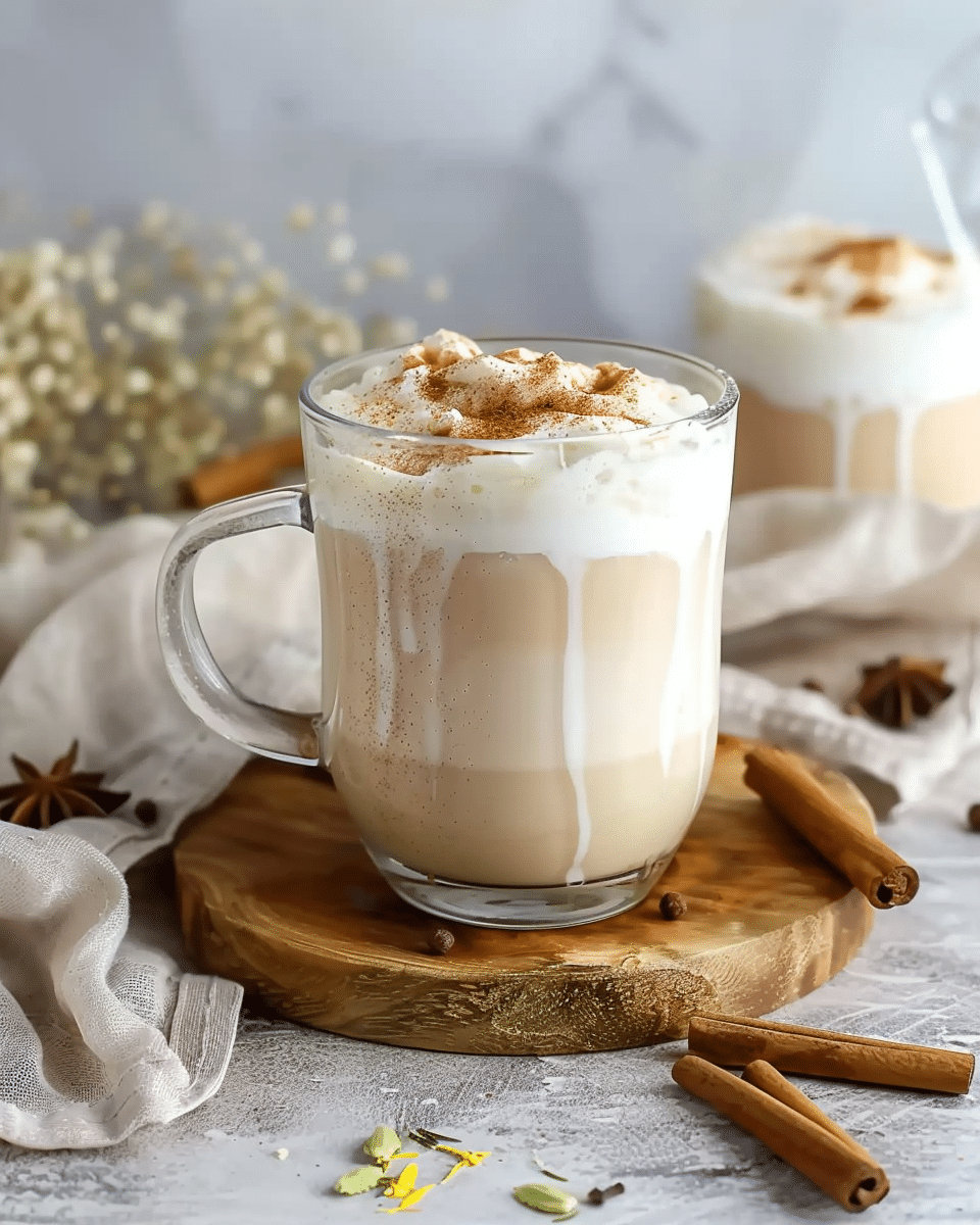 Chamomile Cinnamon Moon Milk Latte