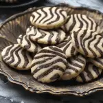 Chocolate Vanilla Swirl Cookies