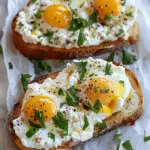 Easy 6-Ingredient Egg and Ricotta Toast