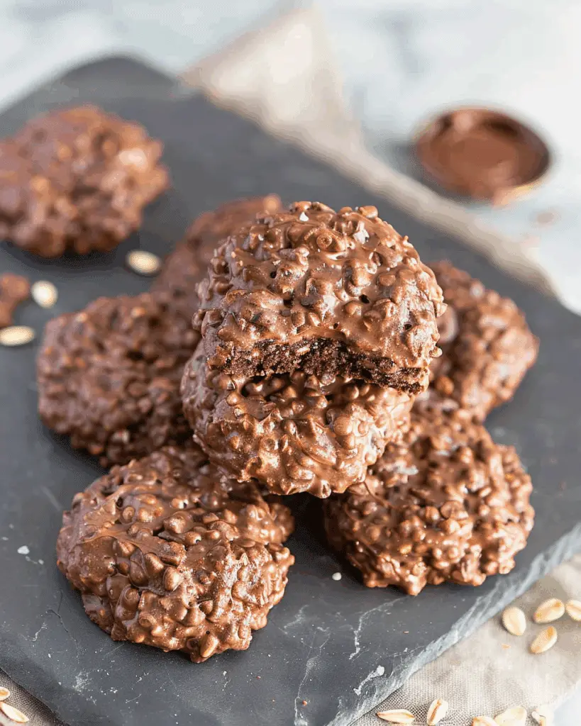 Nutella No Bake Cookies