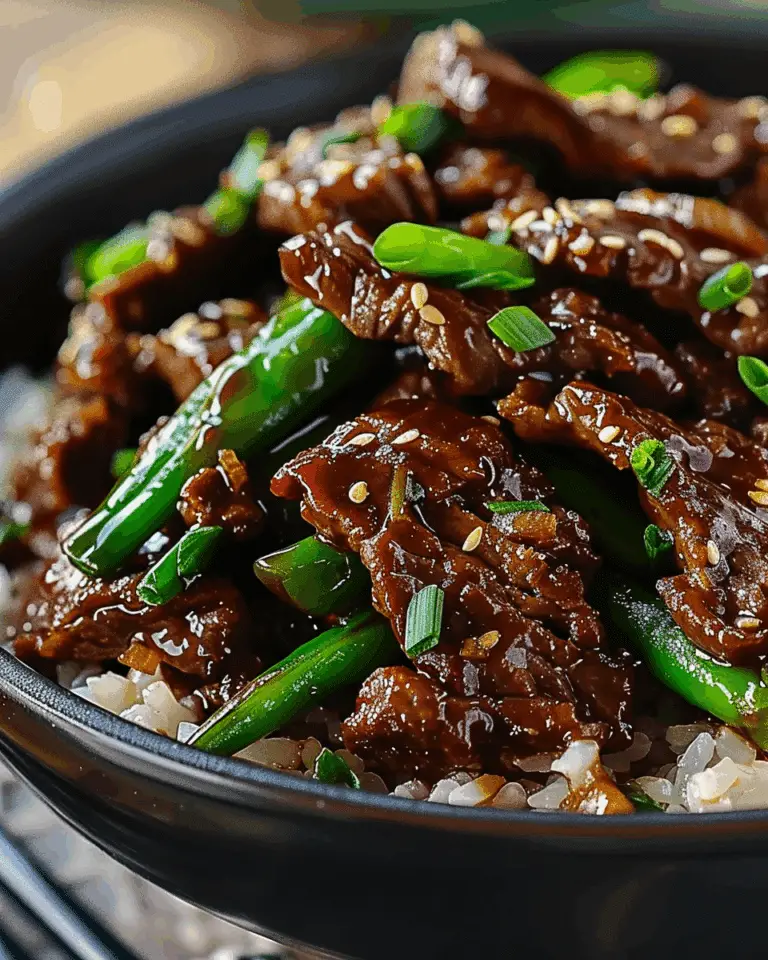 Easy Mongolian Beef