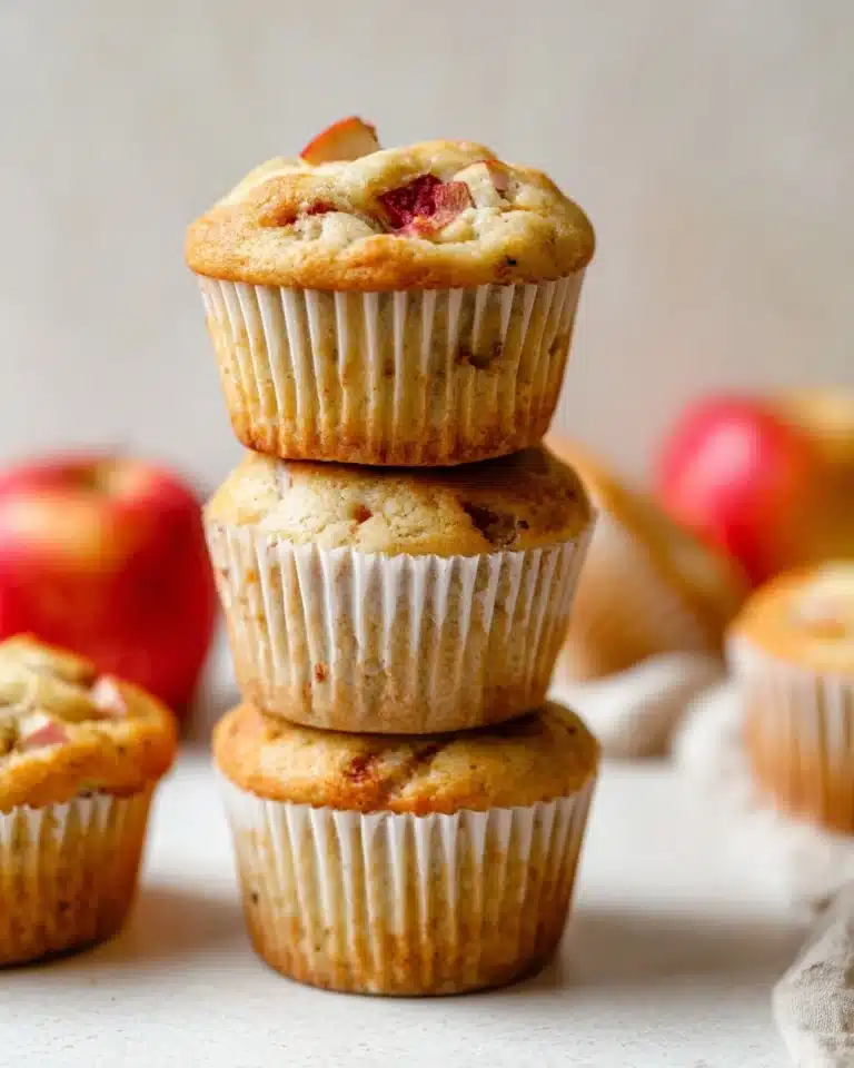 Deliciously Soft Apple Cinnamon Greek Yogurt Muffins Recipe
