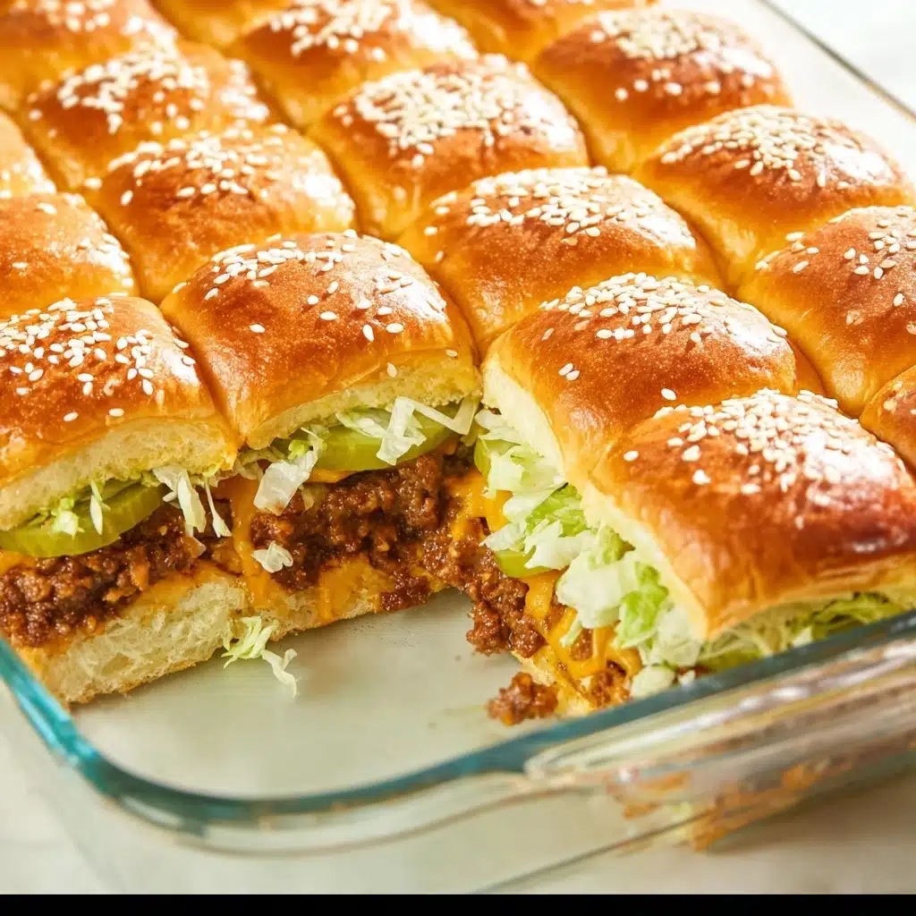 Big Mac Sliders Recipe 5 Big Mac Sliders Recipe - Recipe Image
