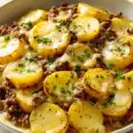 Cheesy Ground Beef & Potato Casserole Recipe
