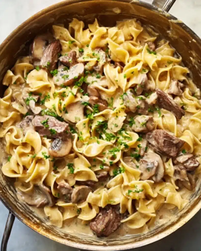 Old-Fashioned Beef Stroganoff Recipe