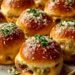 Garlic Parmesan Cheeseburger Bombs Recipe