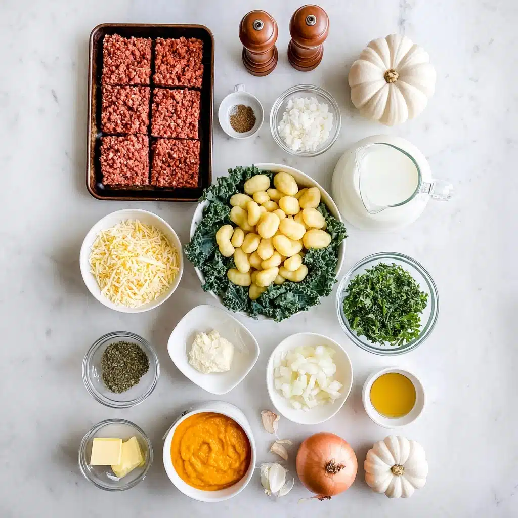 Creamy Pumpkin Gnocchi with Spinach and Sausage Recipe 4 Creamy Pumpkin Gnocchi with Spinach and Sausage Recipe - Recipe Image