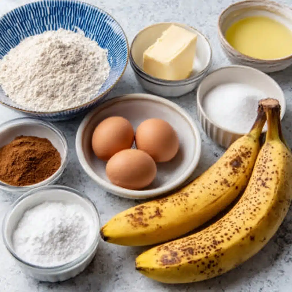 Cinnamon Banana Bread Muffins Recipe 4 Cinnamon Banana Bread Muffins Recipe - Recipe Image