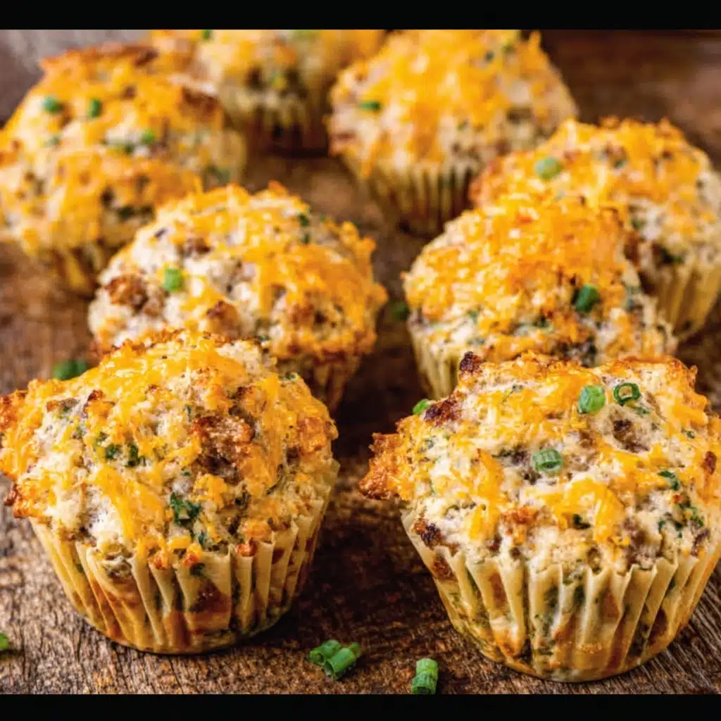 Fluffy Bisquick Sausage, Egg & Cheese Muffins Recipe 5 Fluffy Bisquick Sausage, Egg & Cheese Muffins Recipe - Recipe Image