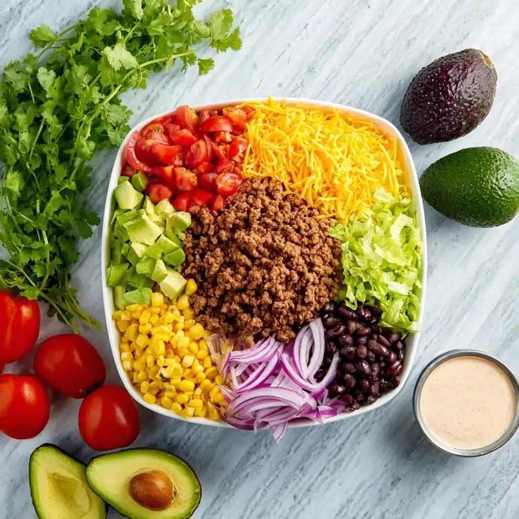Ground Beef Taco Salad Recipe 4 Ground Beef Taco Salad Recipe - Recipe Image