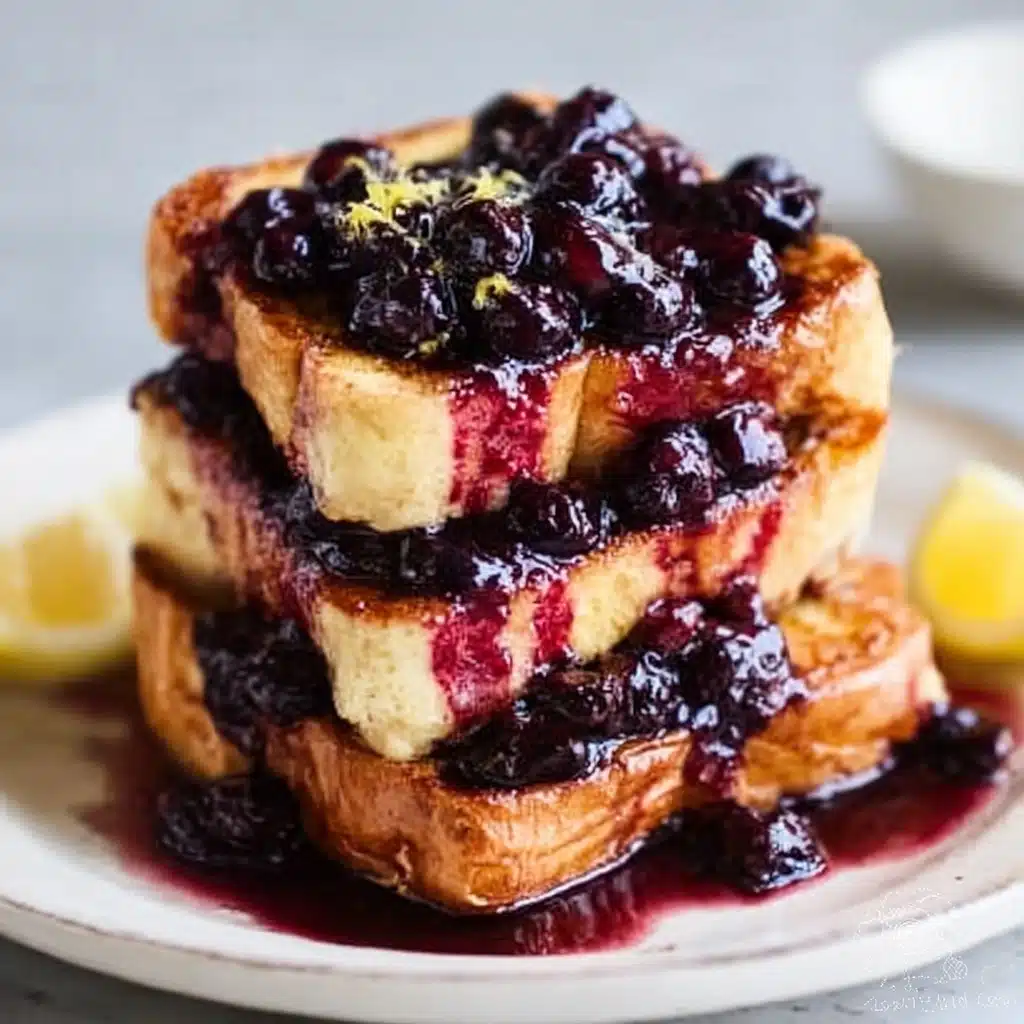 Lemon Vanilla Waffle French Toast Recipe 4 Lemon Vanilla Waffle French Toast Recipe - Recipe Image